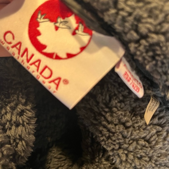 Canada Weather Gear Black Fleece jacket coat full zip winter snow X Large - Picture 3 of 5